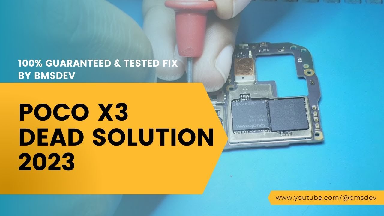 Xiaomi Poco X3 Dead Solution | Fixed #pocox3 #deadphone #repair #ic