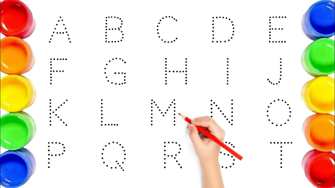 A for Apple Song 🍎 | Bachchon Ki Pyaari ABCD alphabet learning rhymes with dotted lines