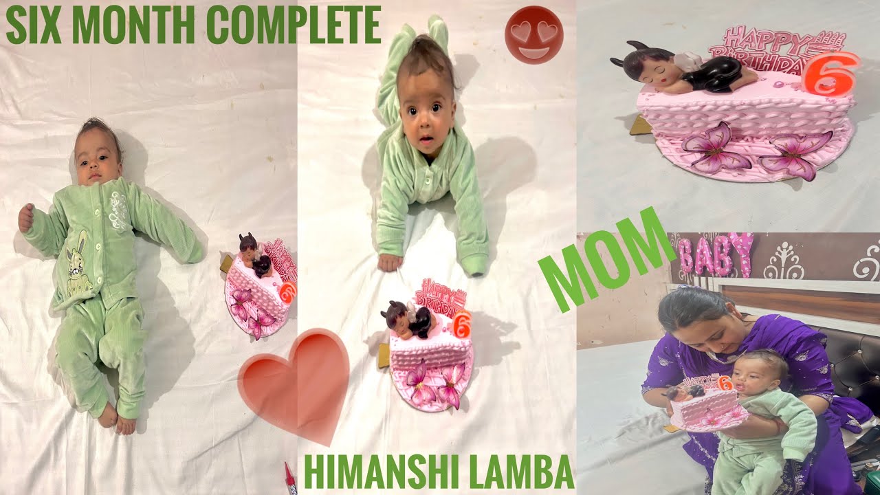 Six month complete meri laddo Rani de ❤️🧿🥰#subscribe #birthdaycelebration #lambafamily 🙏🏻