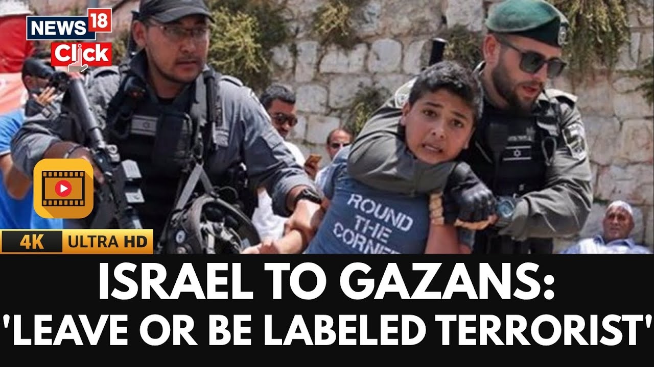 Israel Gaza War | Flee or Be Branded Terrorists, Israel Issues Ultimatum To Gaza | 4K Video | N18G