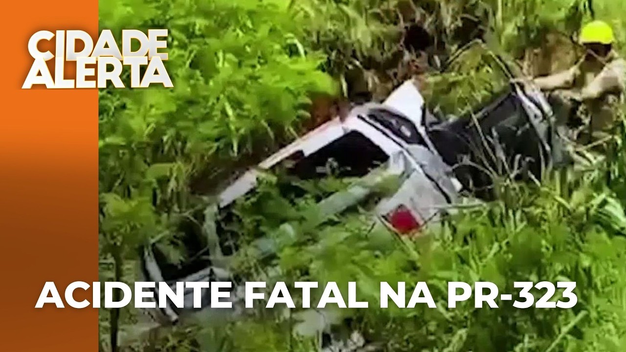 Acidente grave causa a morte de um homem e deixa mulher em estado grave na PR-323
