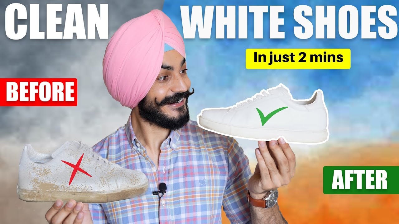 Clean white shoes at home in 2 minutes | Easy Hacks (100% Guaranteed result)