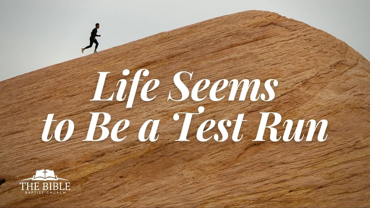 Life Seems to Be a Test Run