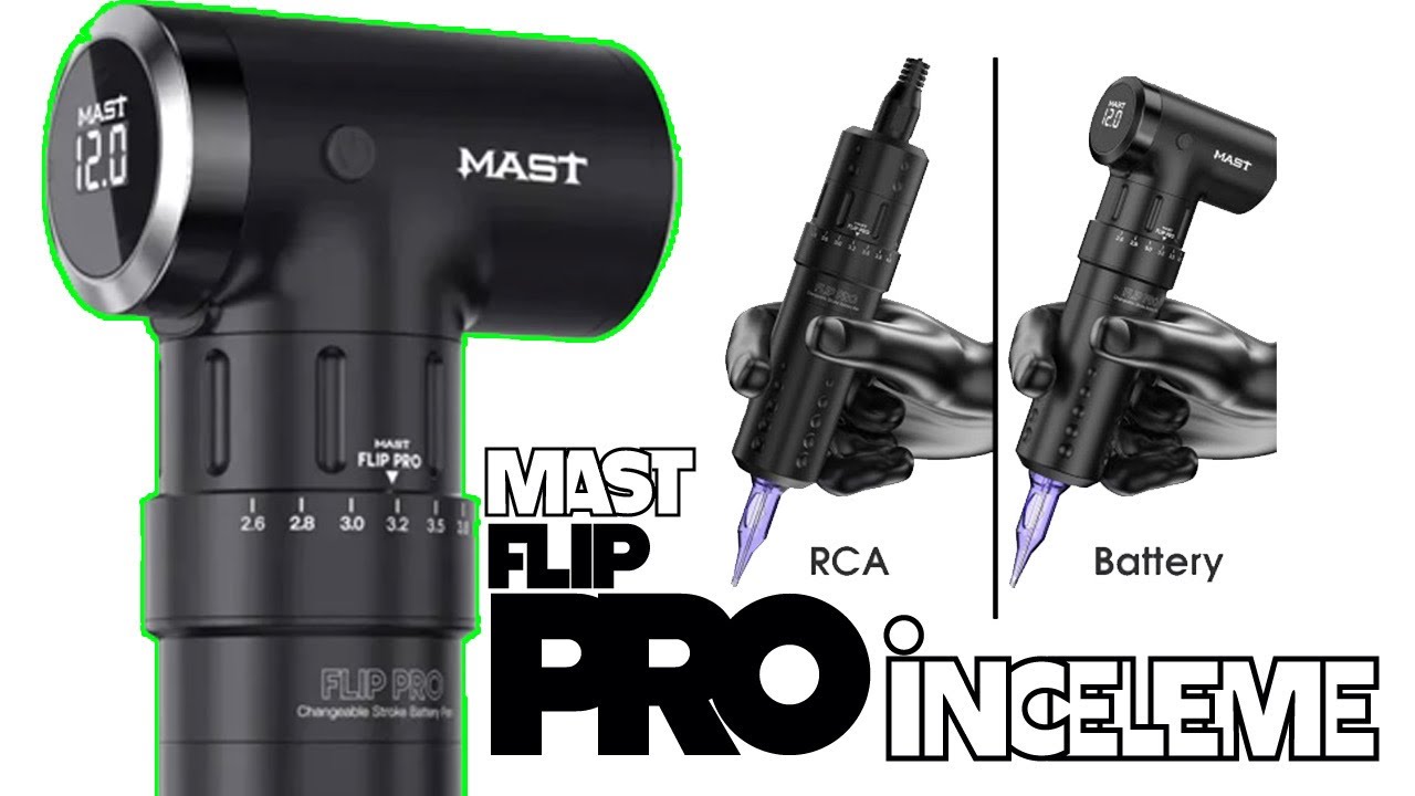 MAST FLIP PRO Wireless Dövme Makinesi İncelemesi | Tattoo Machines 