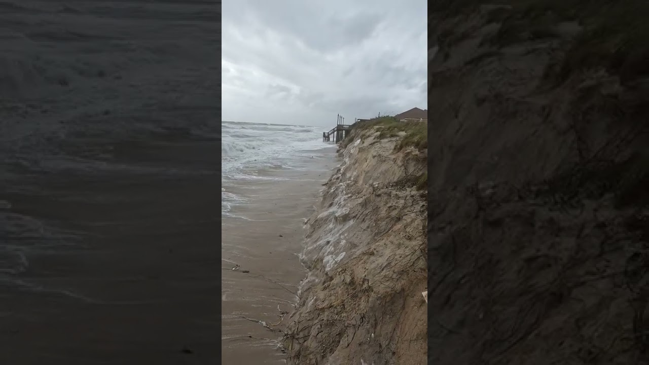 Hurricane Nicole Approaches South Melbourne Beach Florida