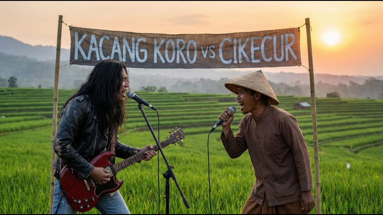 LAGU KARO ROCK COVER |KACANG KORO VS CIKECUR | 