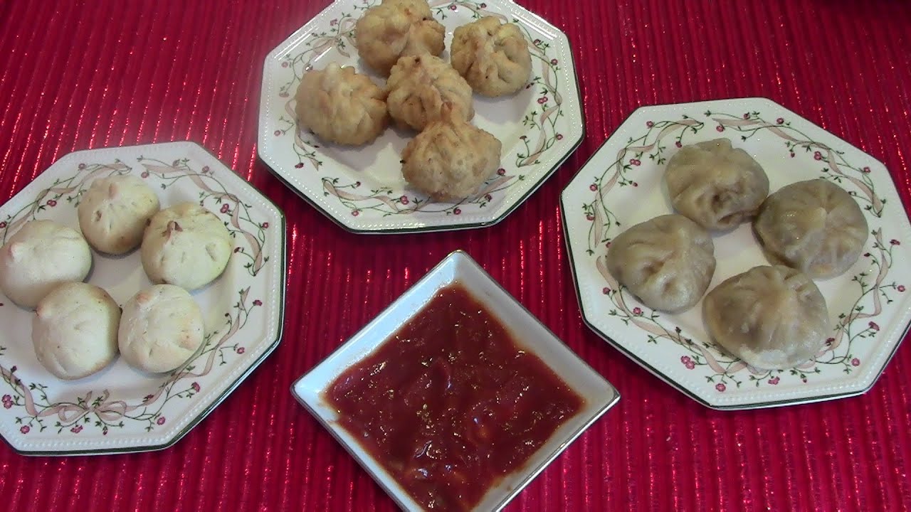 Vegetarian Momo's - Steamed,baked or fried