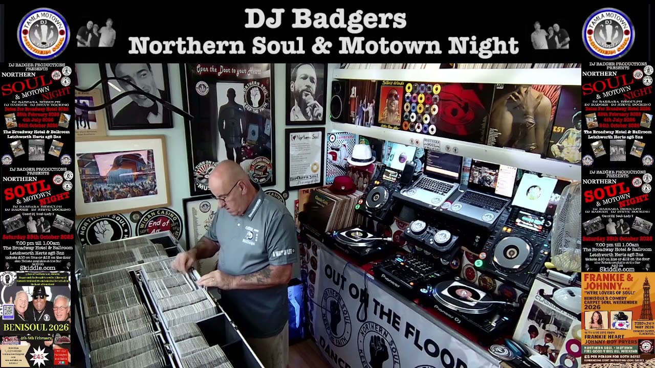 Northern Soul & Motown 20/7/2025