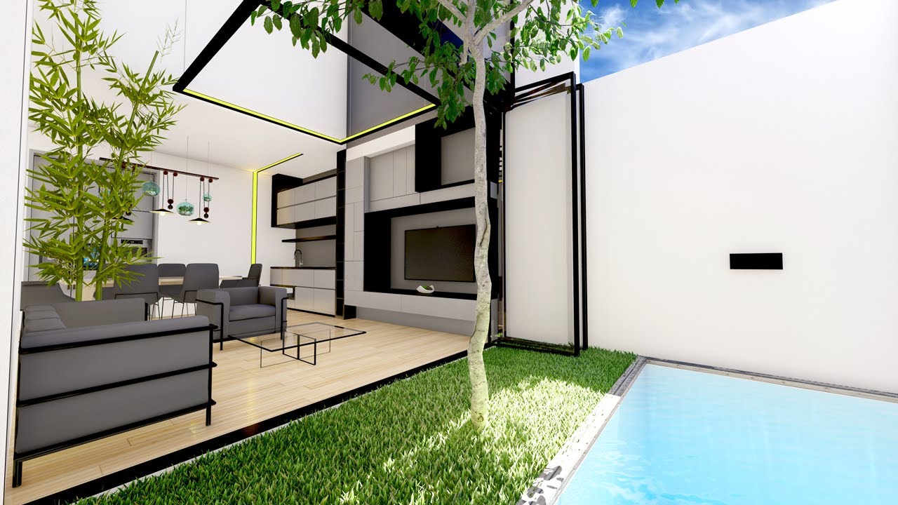CASA MINIMALISTA 7 X 15│ MODERN MINIMALIST HOUSE