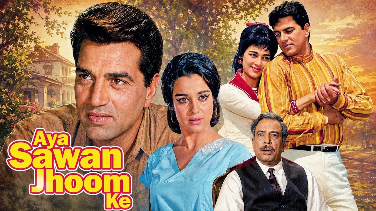 Aya Sawan Jhoom Ke (1969) - Superhit Full Movie | Dharmendra, Asha Parekh | Classic 70s Hindi Movie
