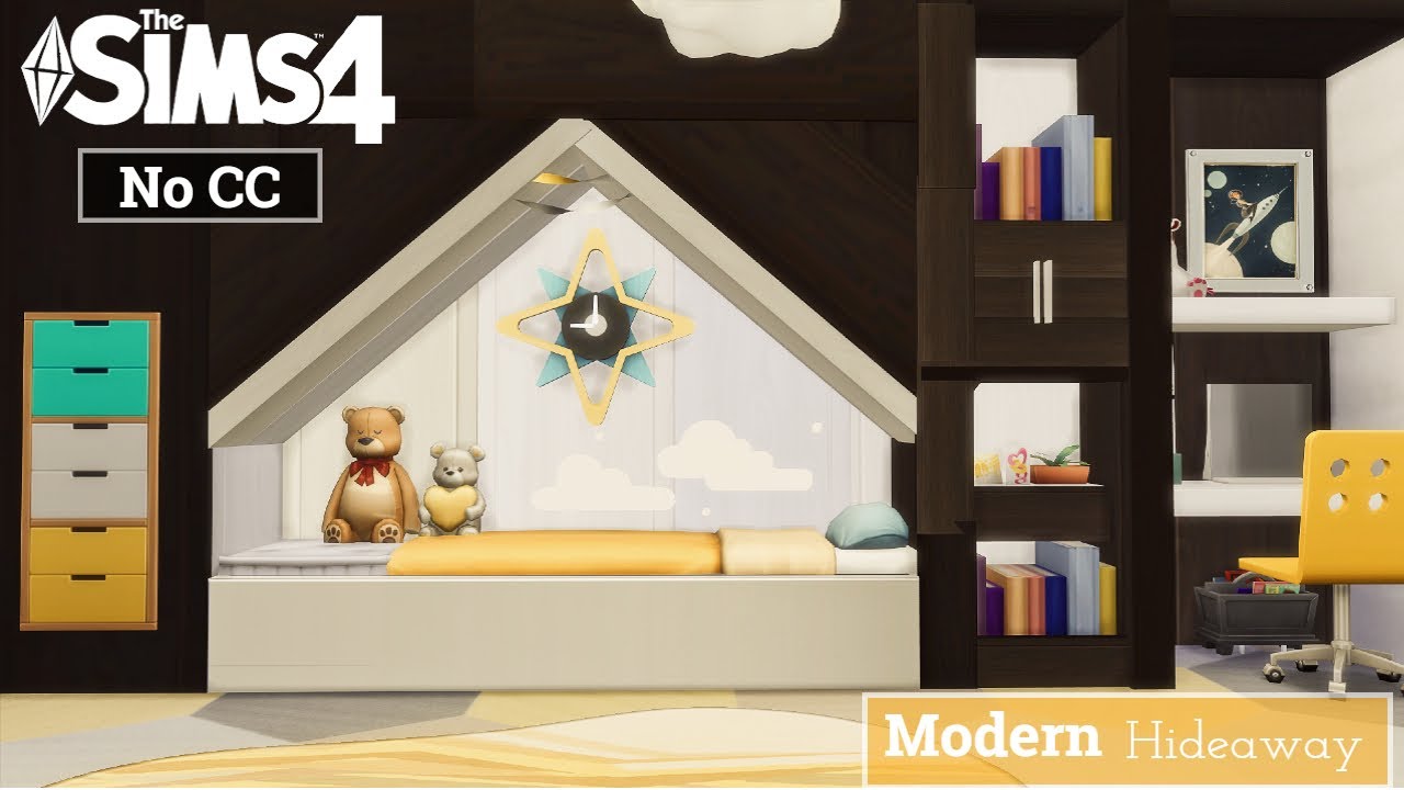 Modern Hideaway | No CC | Stop motion | The Sims 4 Speed build|