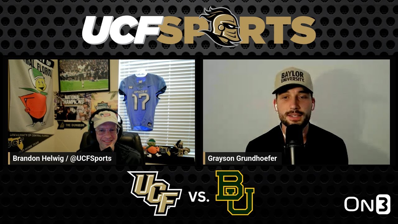 Превью футбольного матча UCF против Baylor с Грейсоном Грундхёфером из @SicEm365news ⚔️🐻🏈