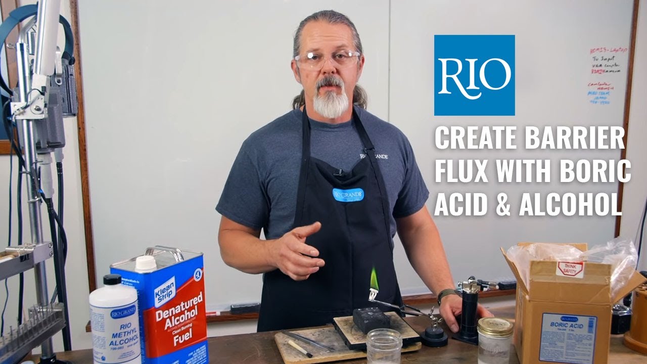 Create Barrier Flux With Boric Acid & Alcohol