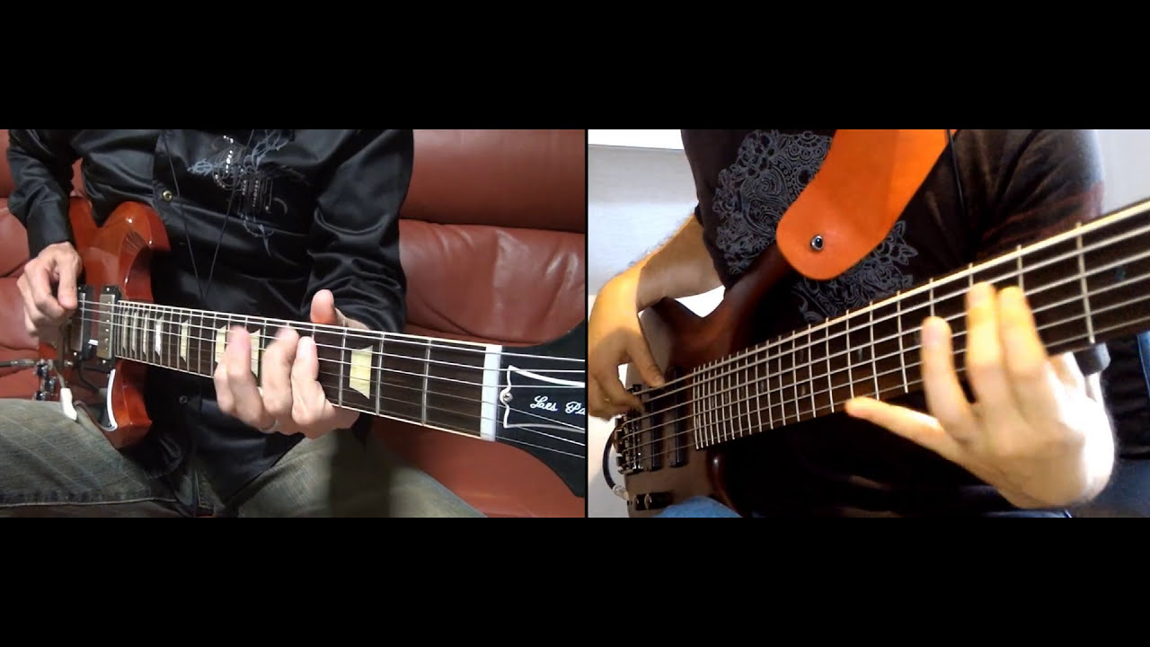 Led Zeppelin - Immigrant Song Guitar and Bass Cover