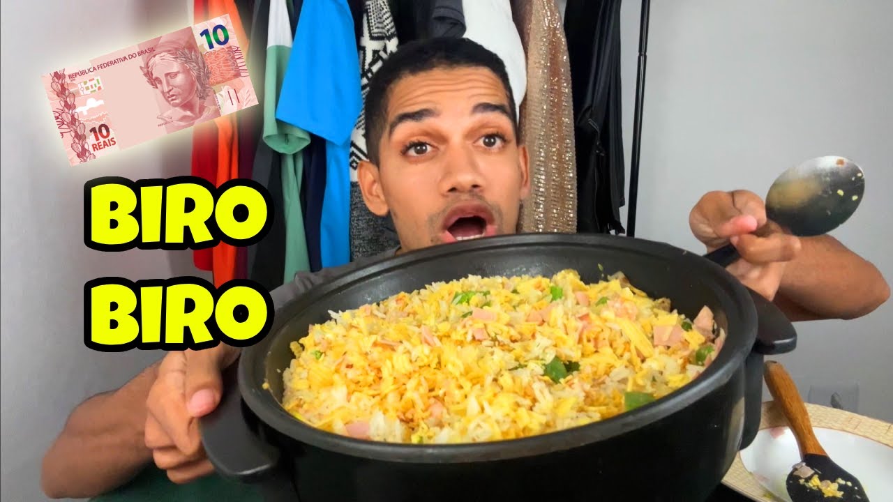 JANTA CRIATIVA COM 10 REAIS! Arroz biro biro... biruta igual a mim!
