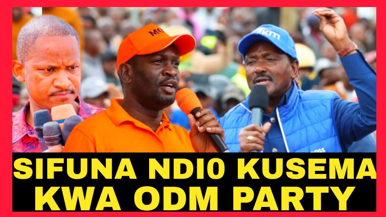SIFUNA NDIO KUSEMA KWA ODM PARTY!!KALONZO MUSYOKA SAYS