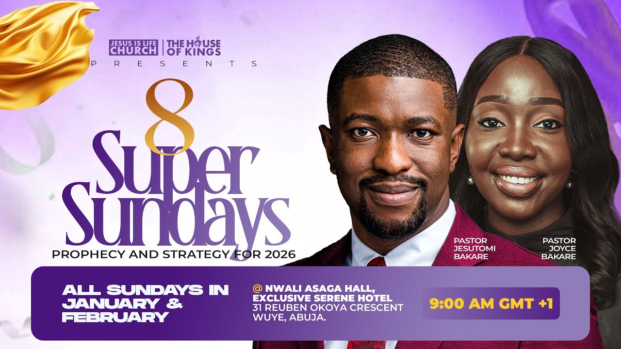 8 Prophecy and Strategy Super Sundays || Pst JT Bakare || Fresh Fire Service || 11th January, 2025