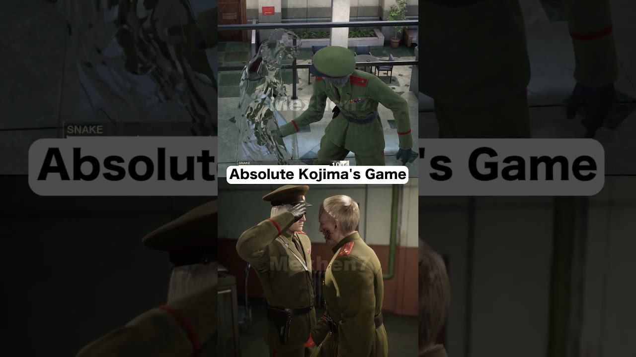 Yes.. This is a Hideo Kojima Game #metalgearsoliddelta #metalgearsolid3remake #mgs3