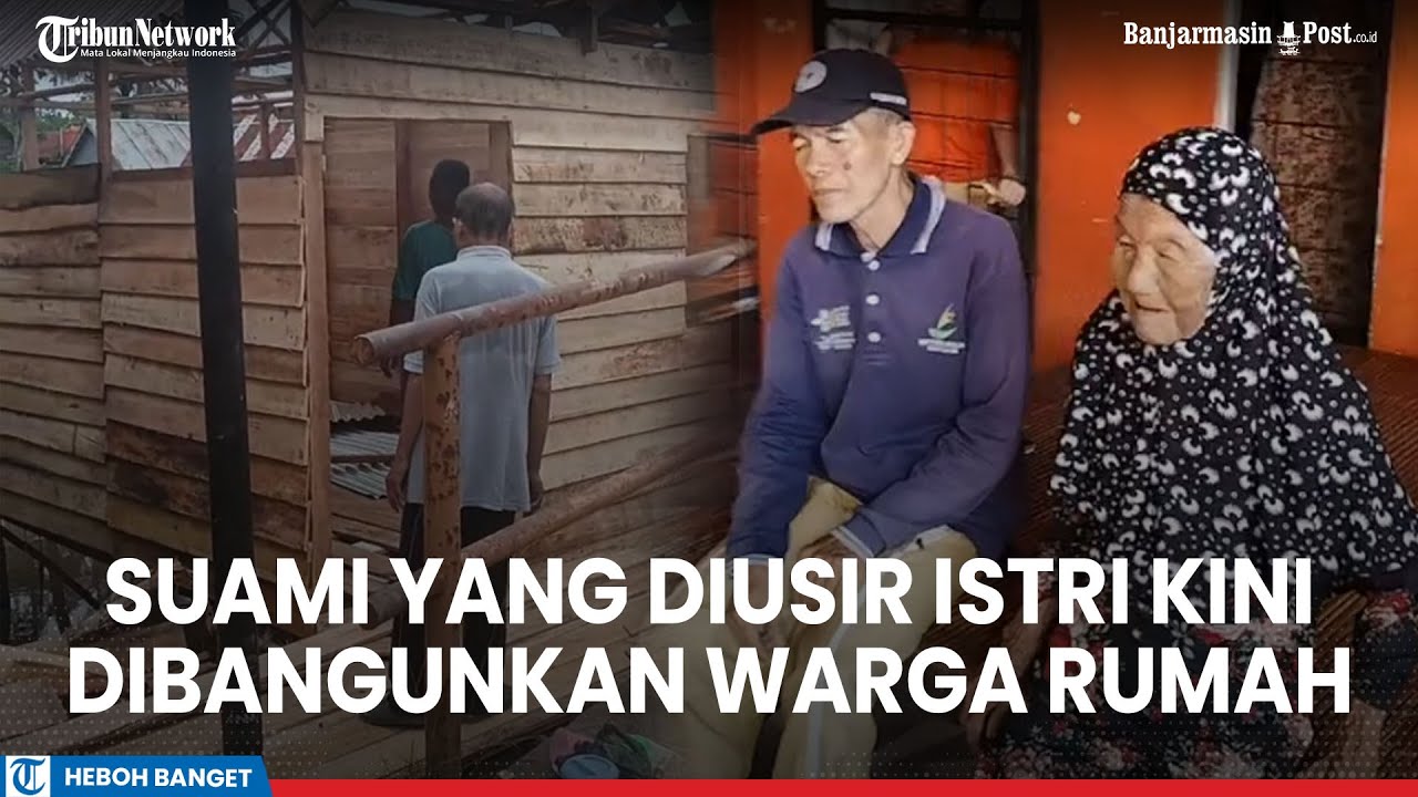 Update Terbaru, Suami Diusir Istri dan Anak di Ogan Ilir Sumsel, Kini Dibangunkan Warga Rumah