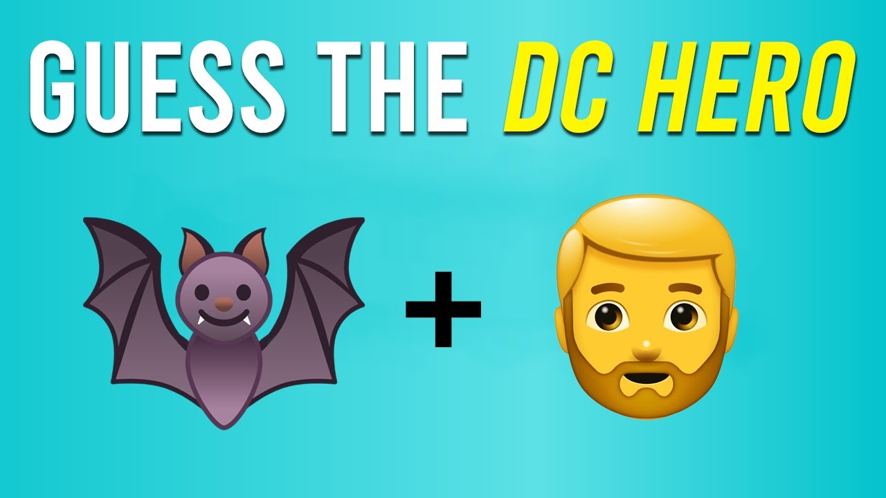 Can You Guess the DC Character by Emoji? Emoji Quiz