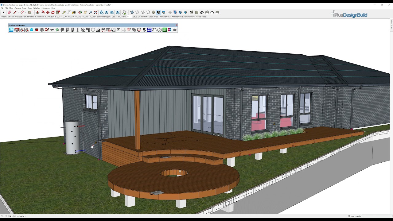 PlusDesignBuild - Residential BIM Estimating inside Sketchup