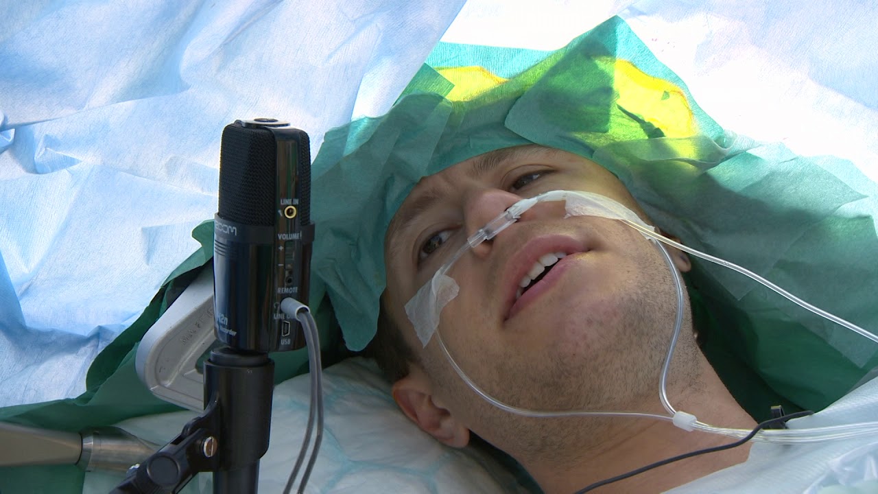 Awake brain surgery