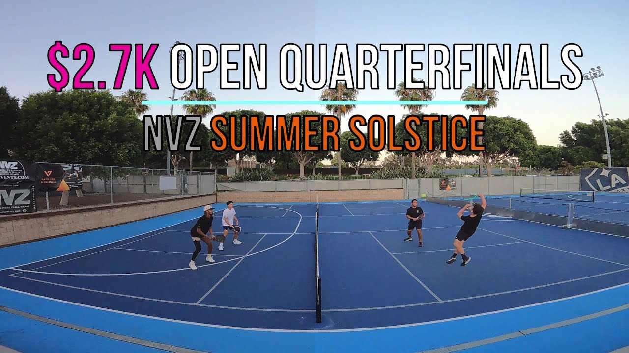 $2.7k NVZ Open Quarterfinals Jonathan and JC vs Maddox and Kevin Pre-PPA Moneyball