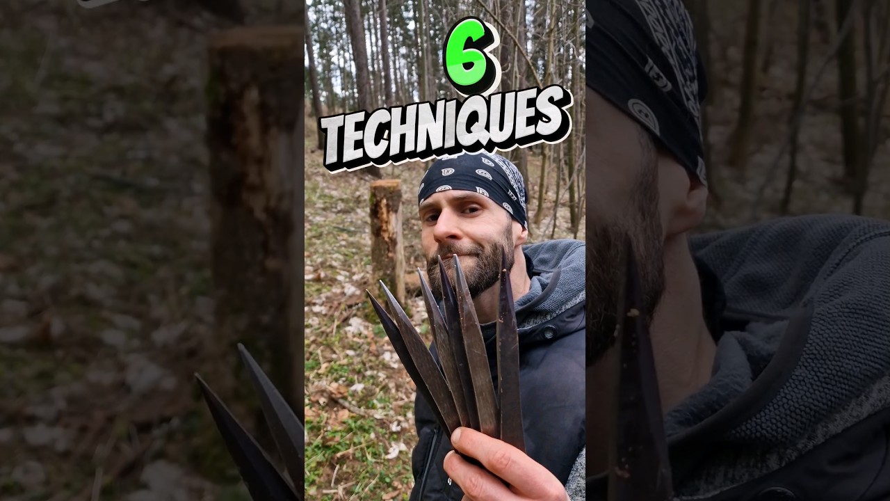 6 Knife Throwing Techniques