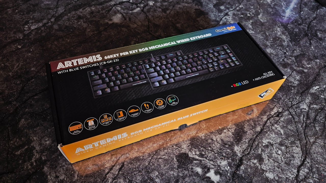This Budget Mechanical Keyboard Sounds INSANE ⌨️ | Cosmic Byte GK-23 ASMR