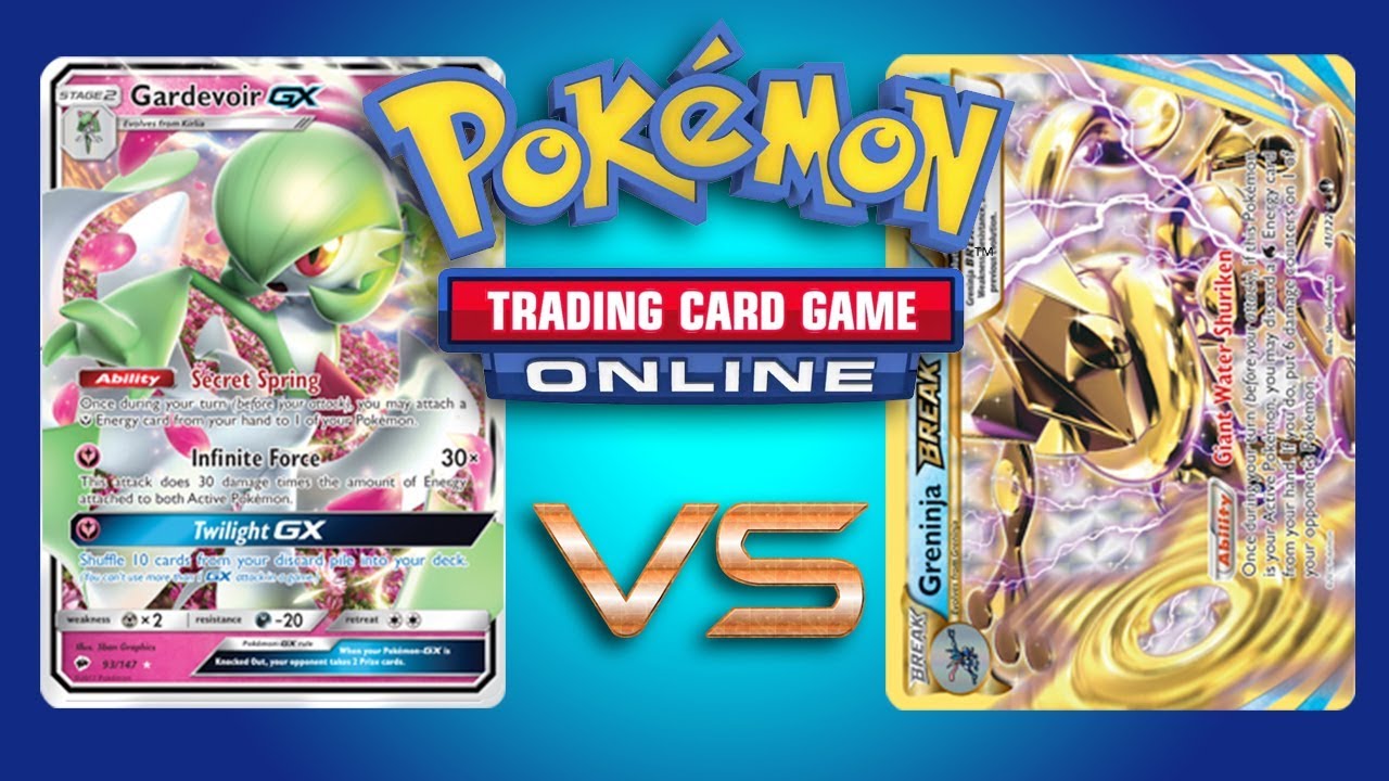 Gardevoir GX vs Greninja BREAK - Pokemon TCG Online Gameplay