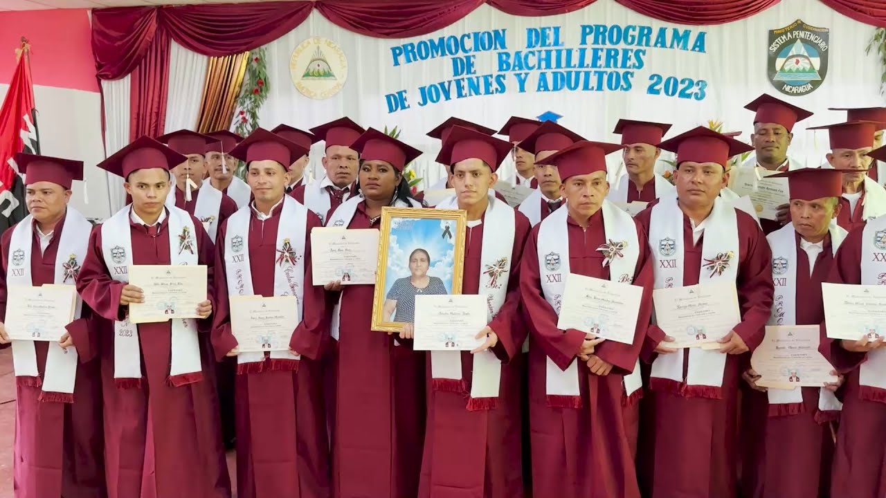 Ministerio de Educación bachillera a 23 privados de libertad de Matagalpa