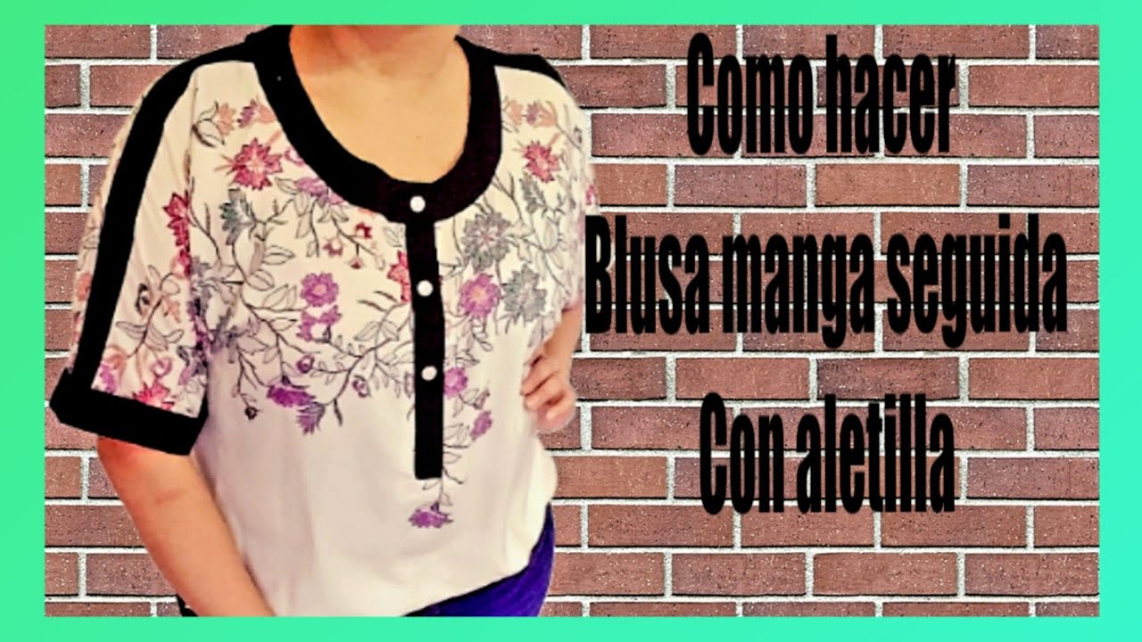 BLUSA CON PECHERA, ALETILLA
