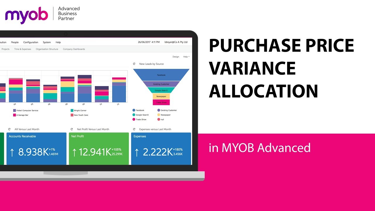 Purchase Price Variance Allocation in MYOB Acumatica (formerly MYOB Advanced)