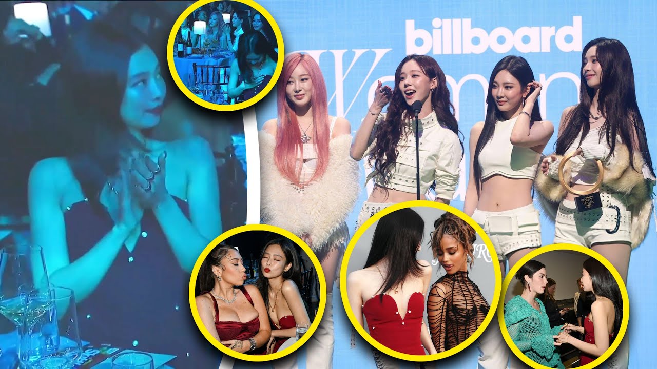 Jennie & Aespa's cute interactions at BILLBOARD WOMEN IN MUSIC 2025