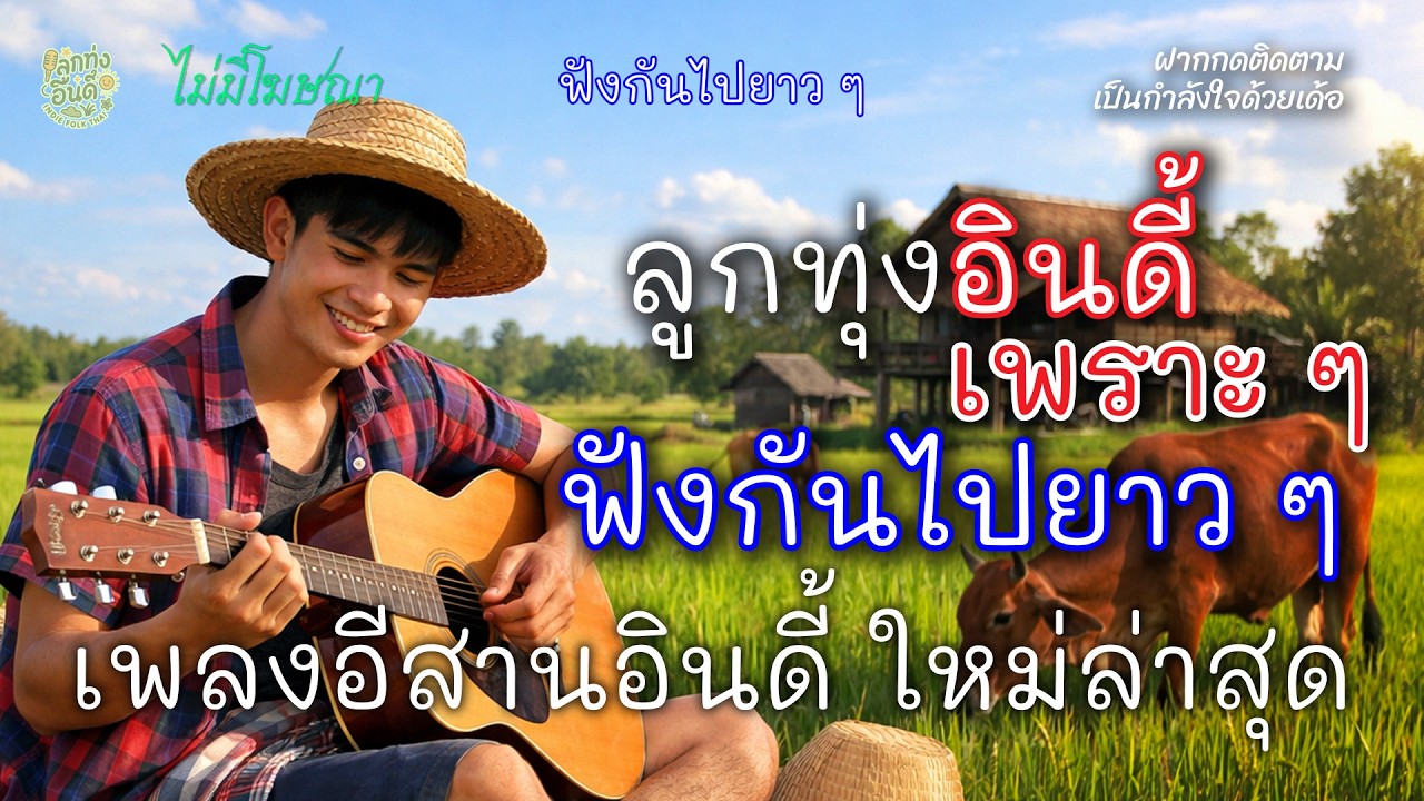 รวมเพลงอีสานเพราะๆ คิดถึงบ้านเฮา ไม่มีโฆษณา ThaiMusic Vol.41 #เพลงใหม่ #เพลงเพราะ