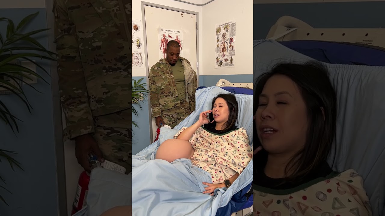 Military man uncovers wife's pregnancy deception in dramatic scene #shorts