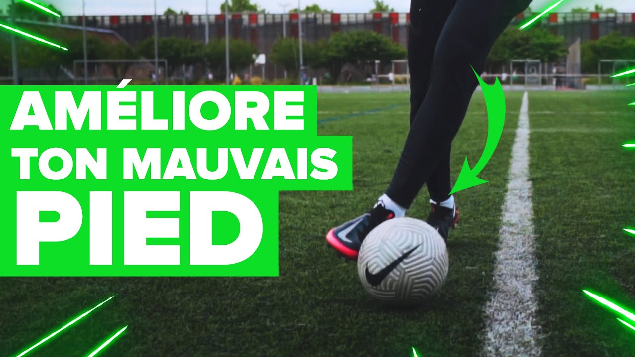 4 EXERCICES pour améliorer ton MAUVAIS PIED au foot