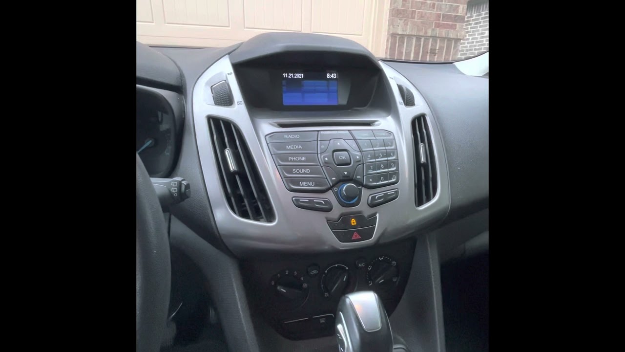 2016 Transit Connect Stereo Swap￼