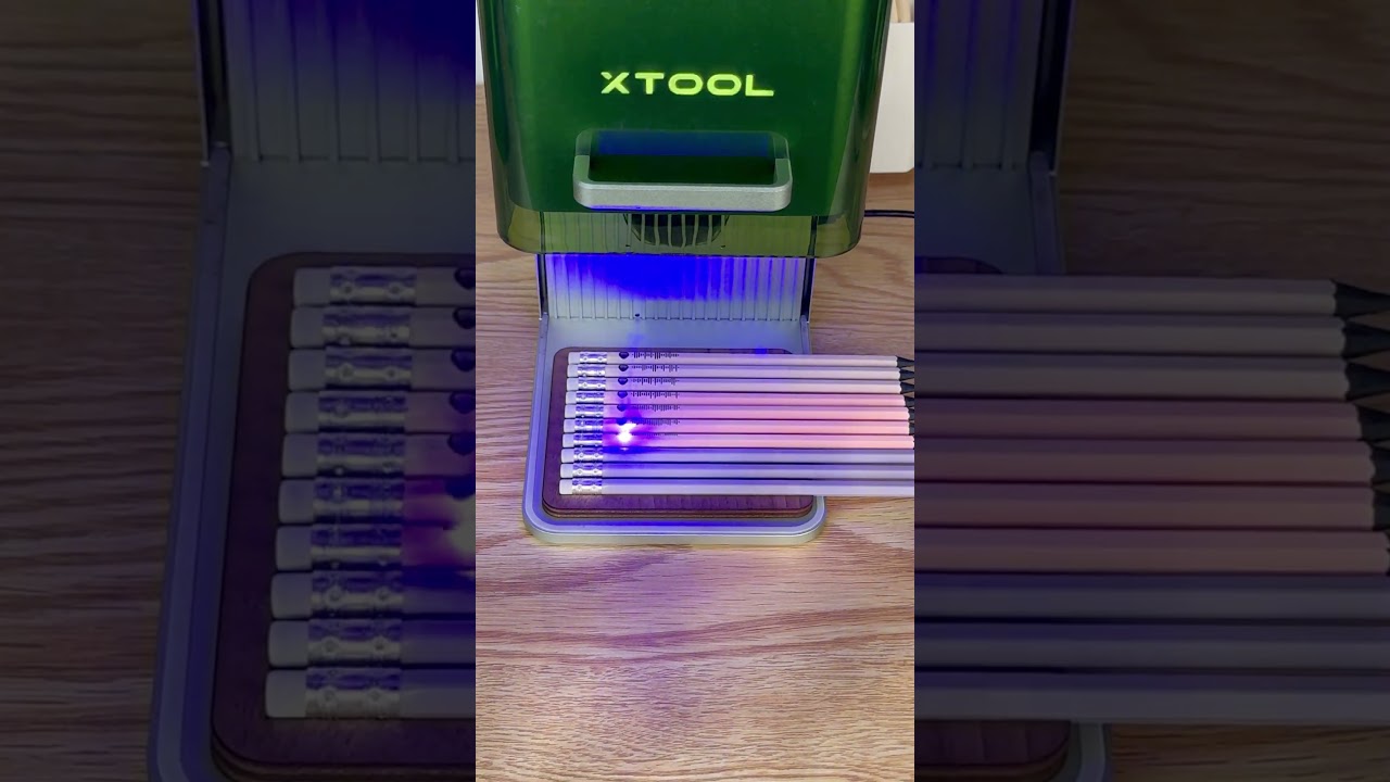 Laser Engrave a Personalized Music Pencil for Your Small Business Selling with xTool F1 Laser!