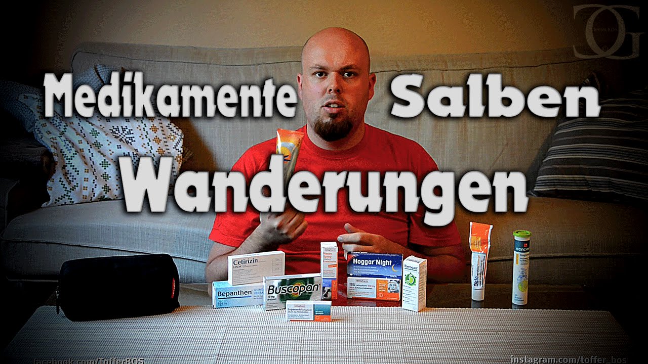 Medikamente, Salben, Sprays für Touren/ Wanderungen / HD/ 2016