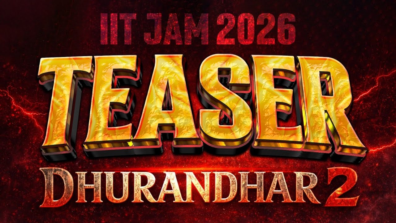 IIT JAM 2026 DHURANDHAR 2 | Teaser Out Now 🔥