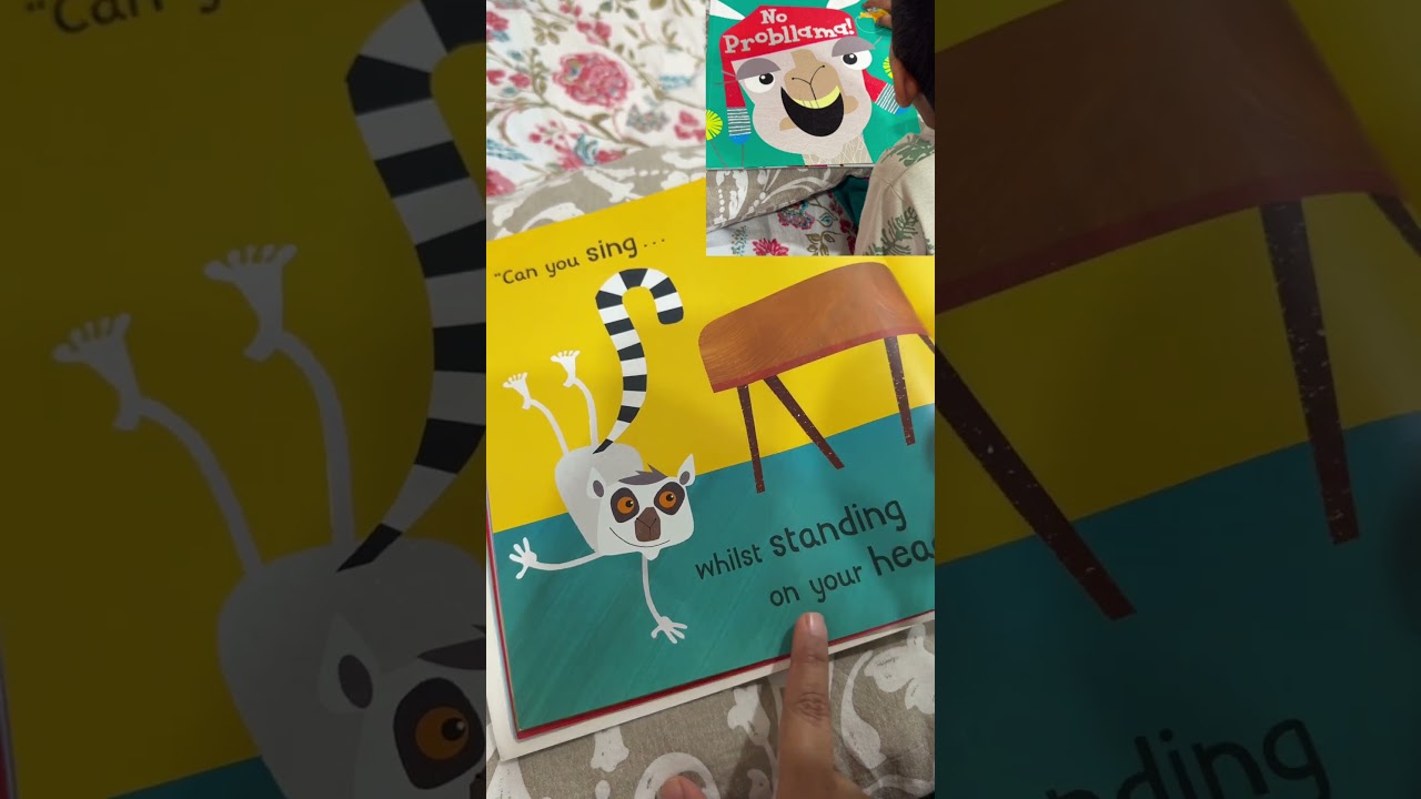 No probllama !! #funnystoriesforkids #cutereads #shortsforkids #funnyshorts #llama #storyreadaloud