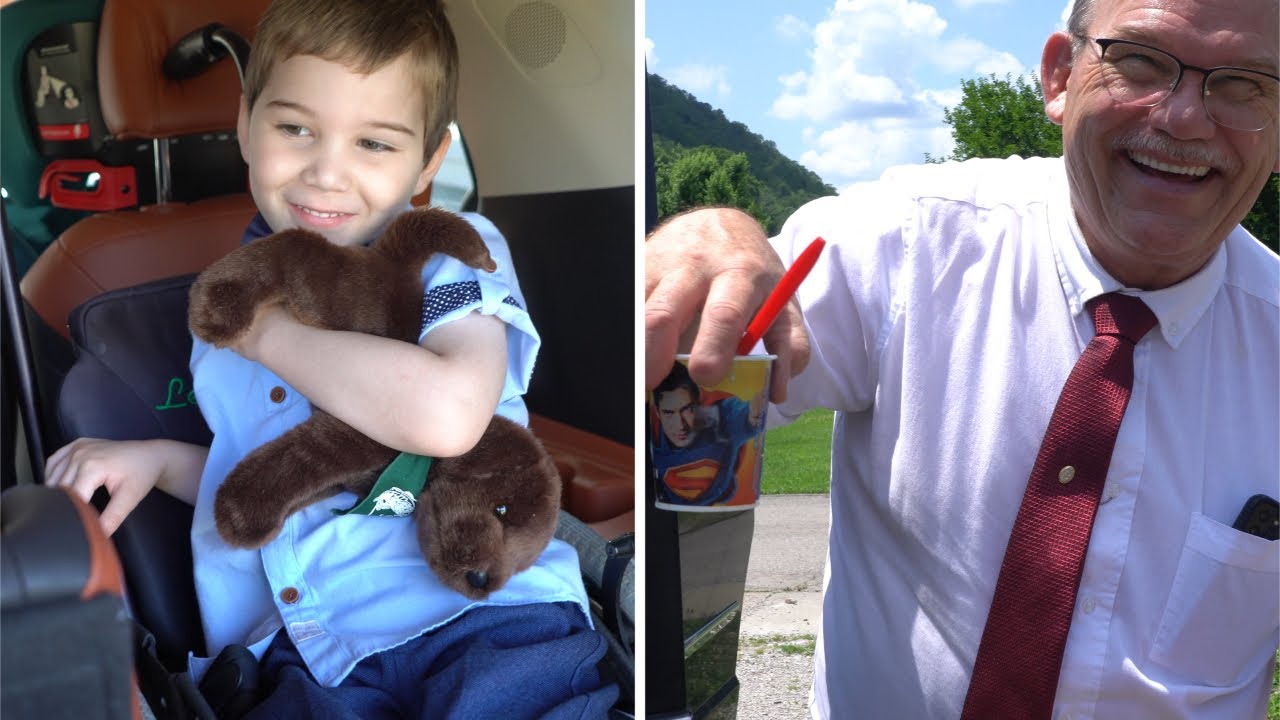 4 Year Old Has An Ice Cream Date With His Papaw