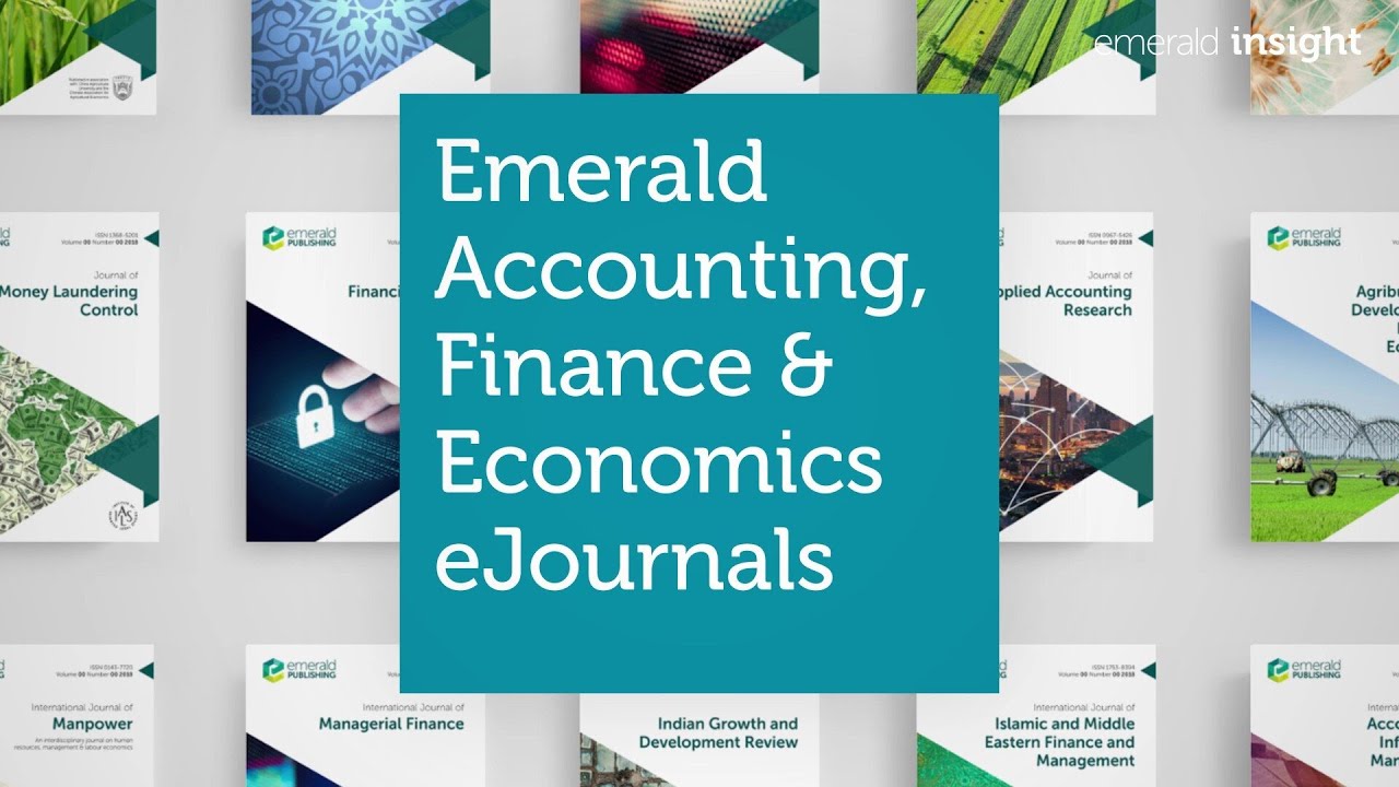 Emerald Accounting, Finance & Economics eJournals - English