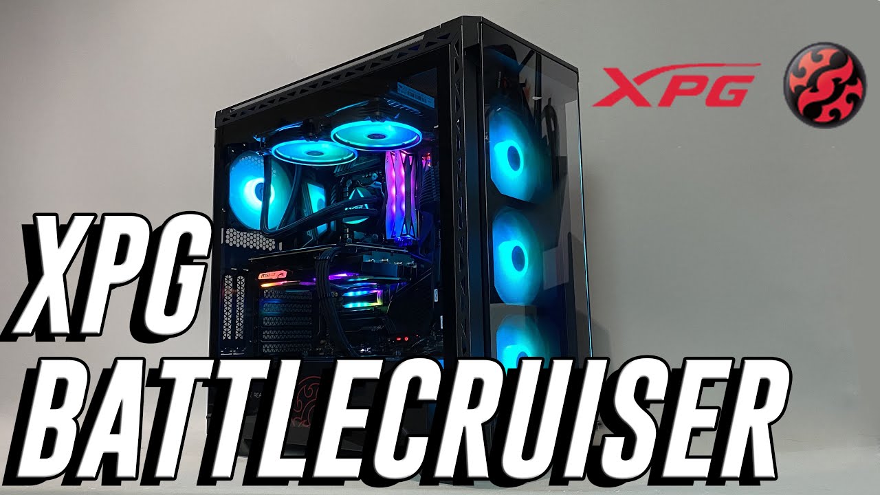 XPG BATTLECRUISER brilliant mid-tower PC case - review