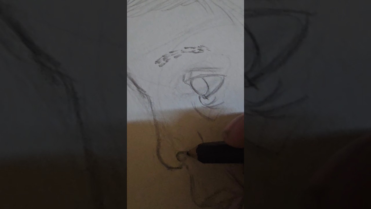 Baby face drawing 