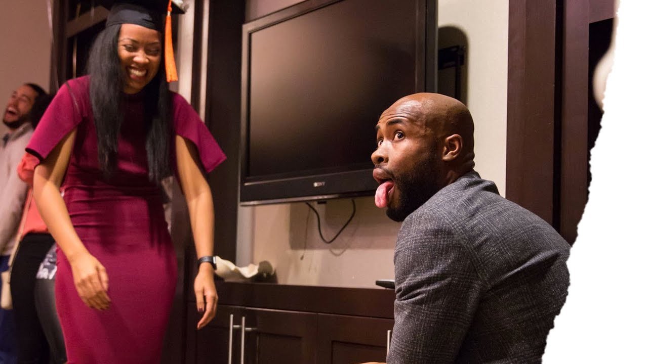 SURPRISE GRADUATION PROPOSAL - Brandi and Reggie - Directed by | @SolsticeGraphix