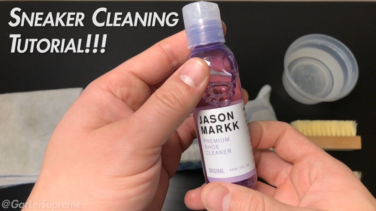 Jason Markk Premium Shoe Cleaner Tutorial (English)