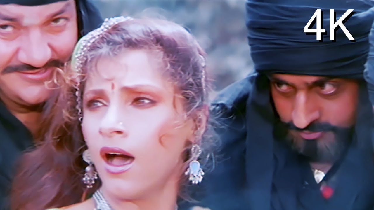 Pyar Ke Dushman | Gunahon Ka Faisla 4K Video Song | Lata Mangeshkar | Dimple Kapadia
