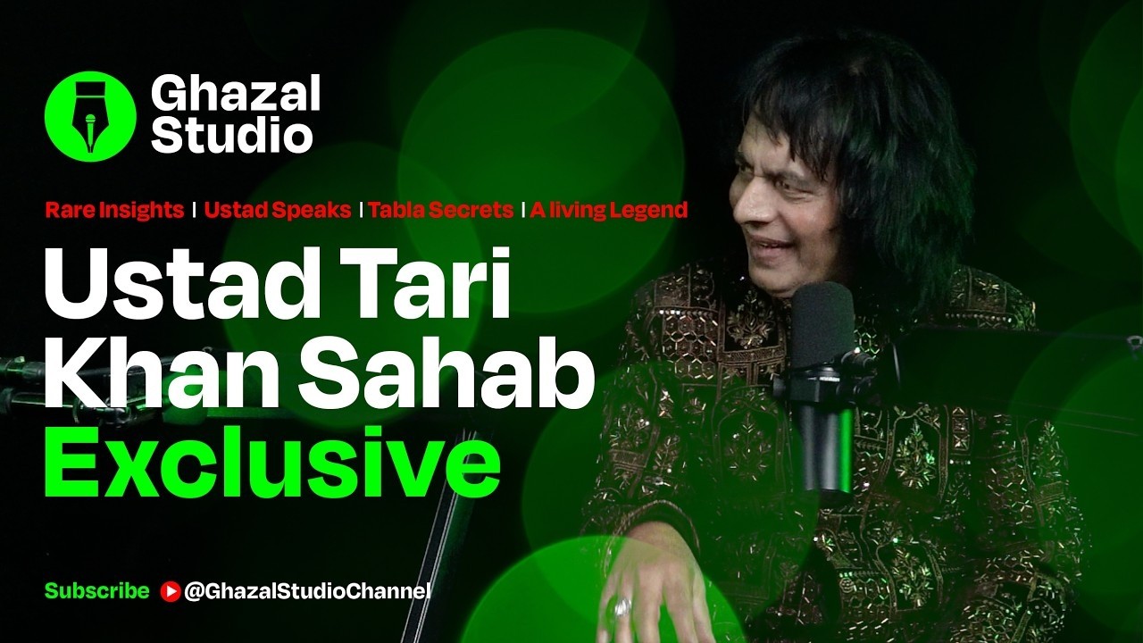 Ustad Tari Khan – Rare Interview & Tabla Insights | Ghazal Studio Eid Special